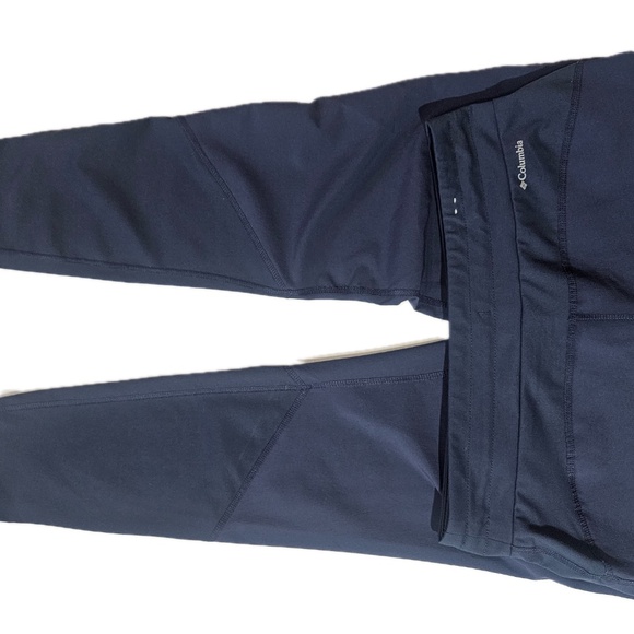 Columbia Pants Womens M Blue Jogger Slim Jersey Elastic Waist Drawstring Pockets - Picture 6 of 6